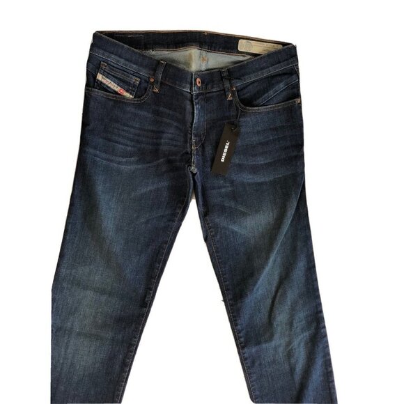 Diesel Women's Blue Denim Slim Skinny Low Waist Jeans  W27 L32 - Picture 8 of 12